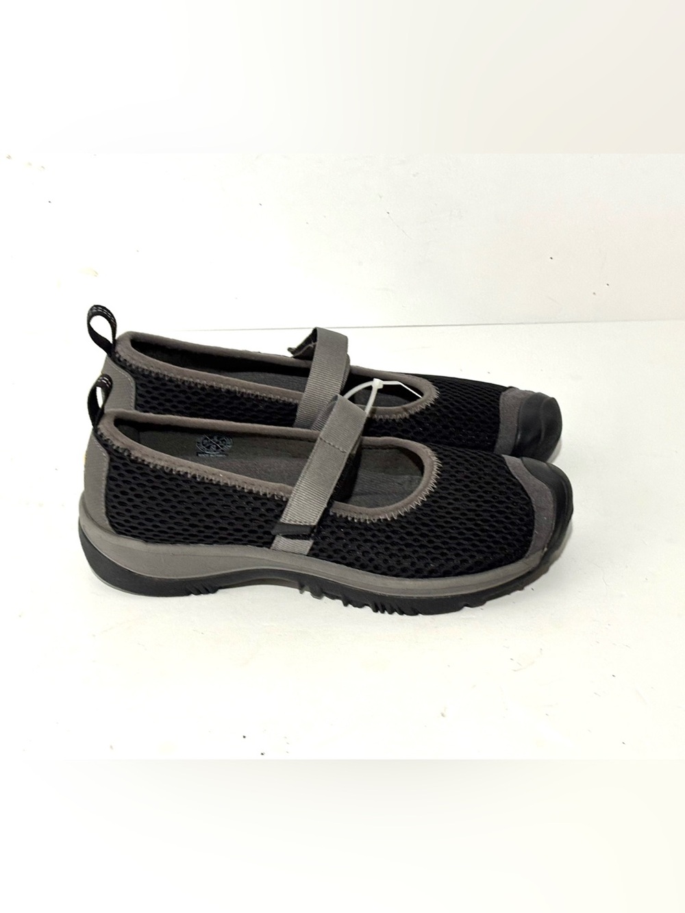 KEEN Women Size 8 Black Mesh Single Strap On Comfort Mary Jane Shoes